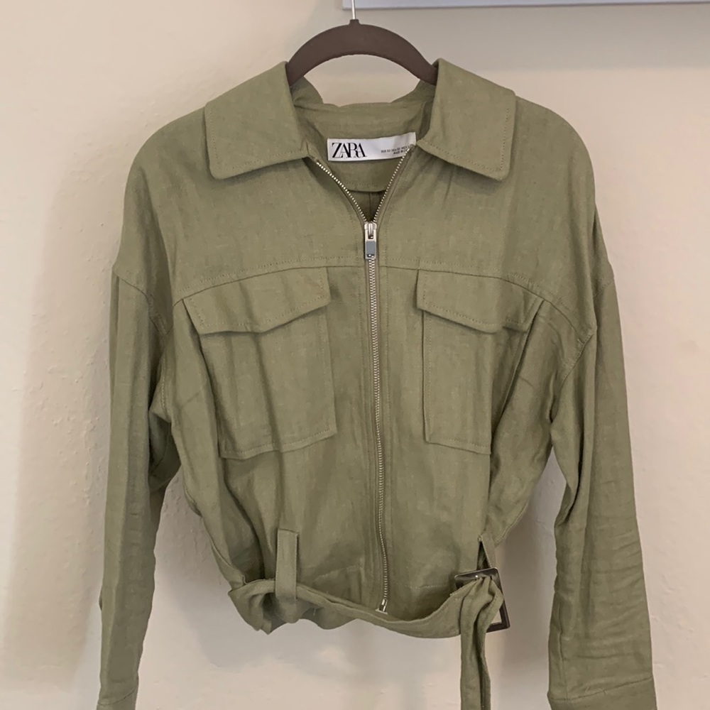 ZARA army green jacket